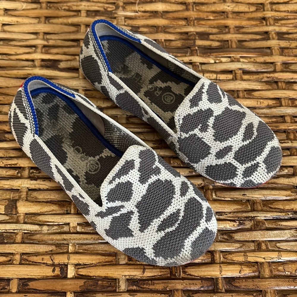 Rothy’s cowgirl print kid’s loafers